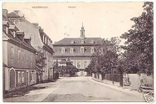 09637 Ak Herrnhut Kirche 1909