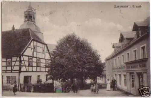 08233 Ak Lauenstein Gasthaus zu den 3 Linden 1920