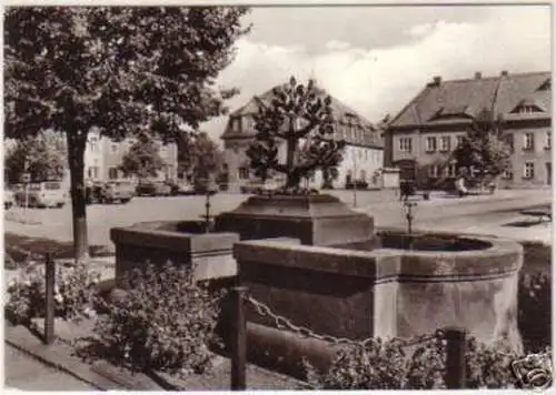 11725 Ak Weißenberg (Kr. Bautzen) Marktbrunnen 1982