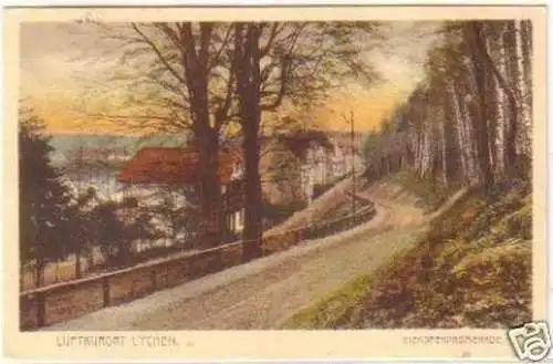 26201 Ak Luftkurort Lychen Kienofenpromenade 1925