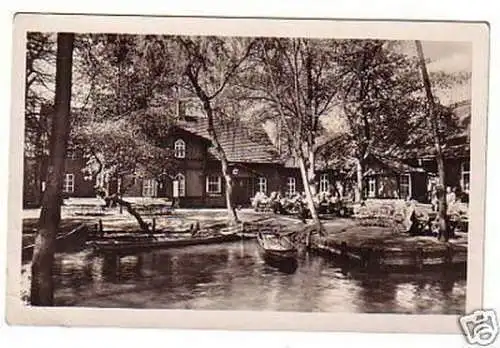 25087 Ak Lehde Spreewald Gasthaus 1954