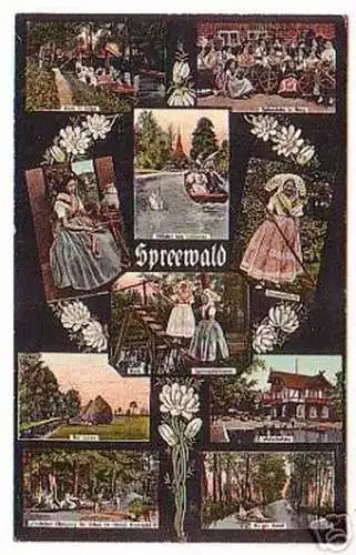 17481 Mehrbild Ak Spreewald Lübbenau usw. um 1911