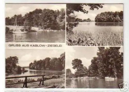 08303 Mehrbild Ak Gruss aus Kablow-Ziegelei 1974