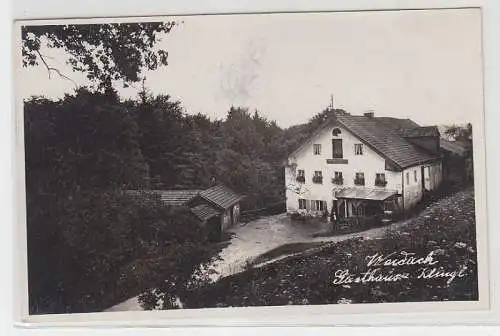 68520 Foto Ak Waidach Gasthaus Klingl 1930