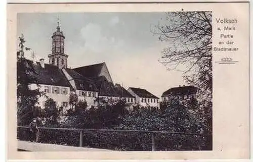 53904 Ak Volkach am Main Partie an der Stadtmauer 1913