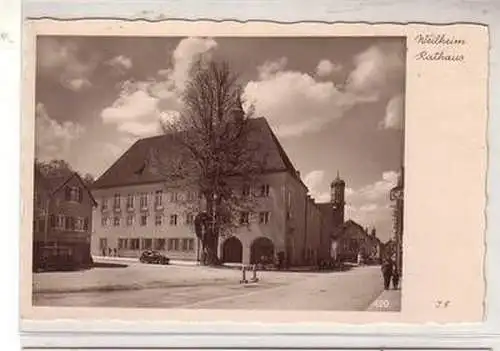 51538 Ak Weilheim Rathaus um 1930