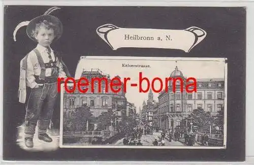 79226 Ak Heilbronn a.N. Kaiserstrasse 1906