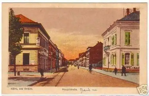 11510 Ak Kehl am Rhein Hauptstrasse 1924