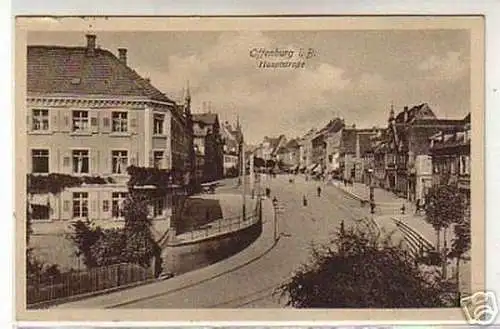 05216 Ak Offenburg in Baden Hauptstrasse 1918