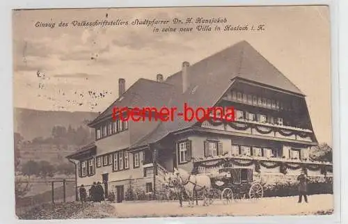 72816 Ak Neue Ville von Stadtpfarrer Dr.H. Hansjakob in Haslach i.H. 1914