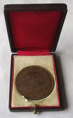 Bronze Medaille 50 Jahre Deutscher Phönix Frankfurt 1. Mai 1895 im Etui (133896)