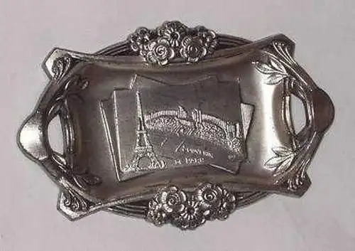 Jugenstil Schälchen aus Guss Souvenir de Paris