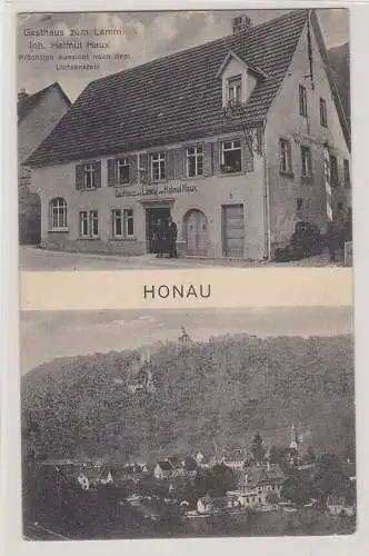 50101 Mehrbild Ak Honau Gasthaus zum Lamm um 1910