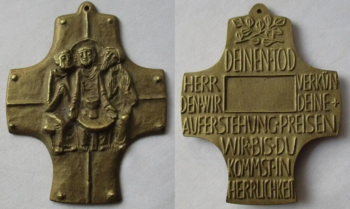 Kreuz Kruzifix Abendmahl Emmaus - Deinen Tod Herr verkünden wir... (130567) 0