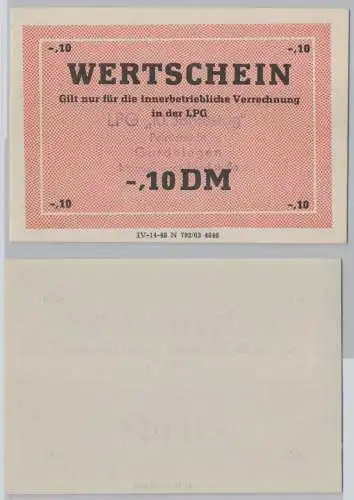 10 Pfennig Wertschein DDR für LPG Geld Gardelegen 1963 (149262)