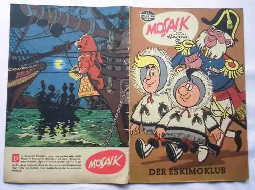 Mosaik von Hannes Hegen Digedag Nummer 86 von 1964 (120310)