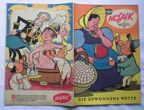 Mosaik von Hannes Hegen Digedag Nummer 81 von 1963 (124101)