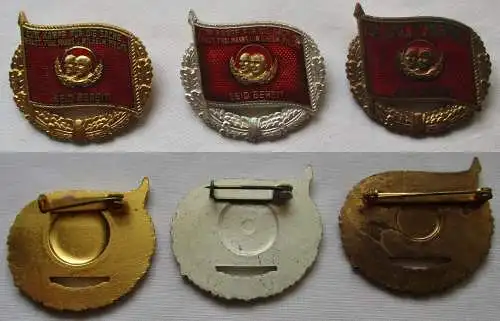 3x DDR Medaille für Arbeit in der Pionierorganisation "Ernst Thälmann" (149518)