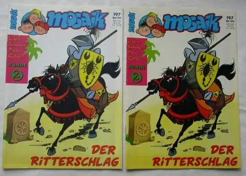 Mosaik Abrafaxe Nummer 197/1992 FEHLDRUCK !!! Papiervariante (111645)