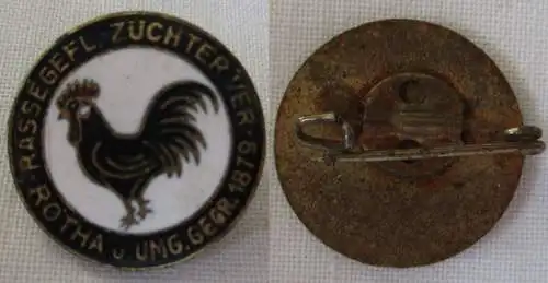 Abzeichen Rassegeflügelzüchterverein Rötha und Umgebung gegr. 1879 (161535)