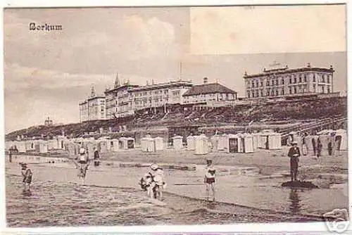 12863 Ak Borkum Hotel Kaiser Hof 1907