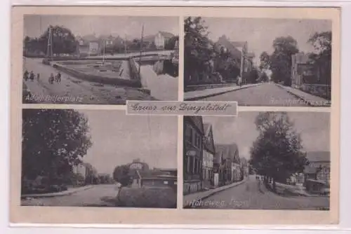 93219 Mehrbild Ak Gruß aus Dingelstedt Bahnhofstrasse usw. 1941