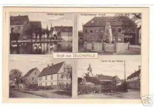 18953 Mehrbild Ak Gruß aus Zeuchefeld um 1920