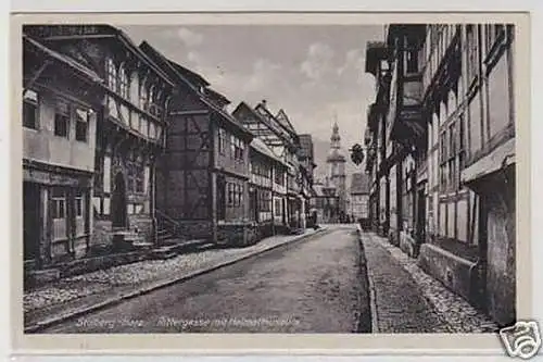 35607 Ak Stolberg Harz Rittergasse mit Heimatmuseum