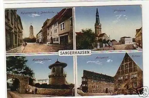 31495 Mehrbild Ak Sangerhausen Ulrichplatz um 1920