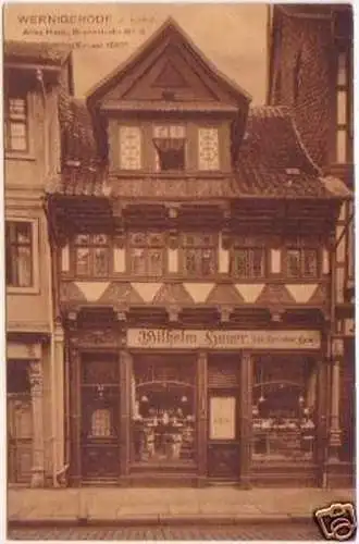 24174 Ak Wernigerode altes Haus Breitestraße 4 um 1920