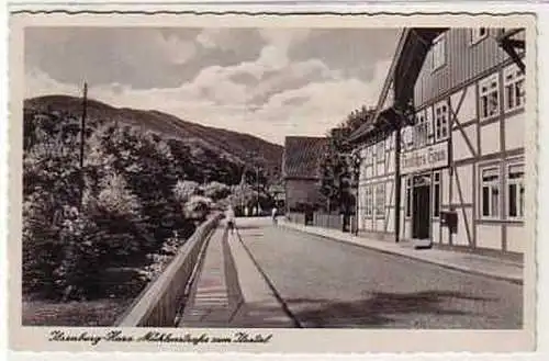 39139 Ak Ilsenburg Harz Mühlenstrasse um 1940