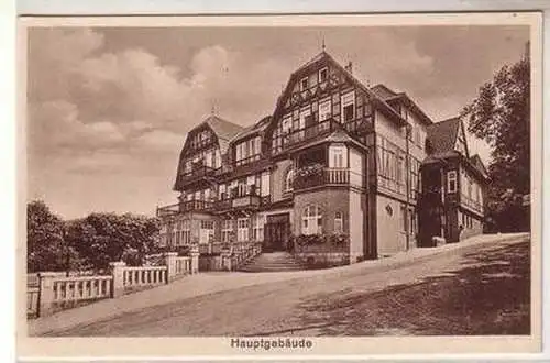 53118 Ak Wernigerode Harz Erholungsheim "Küsters Camp" Hauptgebäude um 1930