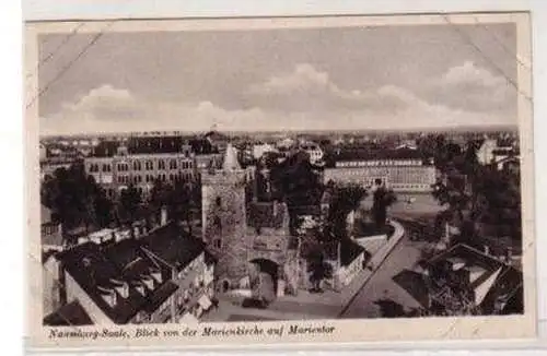 48484 Ak Naumburg Blick von der Marienkirche um 1930