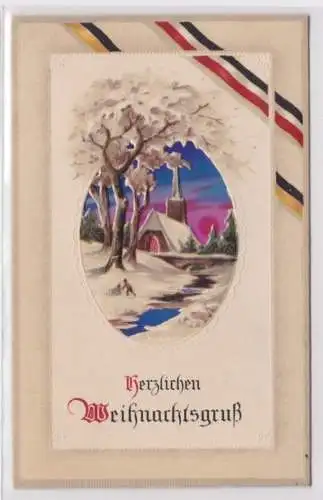 97681 geprägte Ak herzlichen Weihnachtsgruß um 1915