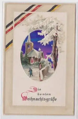 98938 geprägte Feldpost Ak Die besten Weihnachtsgrüße um 1916