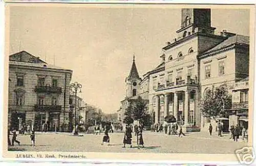 35067 Ak Lublin Polen Strassenansicht 1940