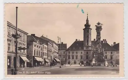 76944 Feldpost AK St. Pölten Nieder Österreich Marktplatz 1942