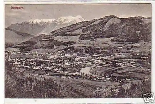 29994 Ak Leoben Steiermark Totalansicht 1908