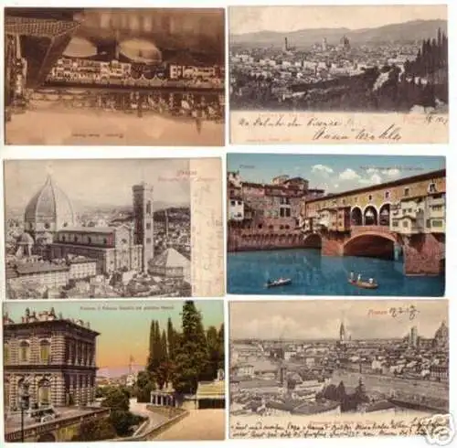 12415/6 Ak Firenze Florenz Stadtansichten um 1910