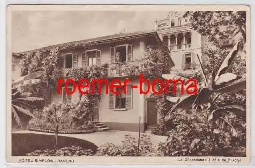 38643 Ak Baveno Italien Lago Maggiore Hotel Simplon 1951