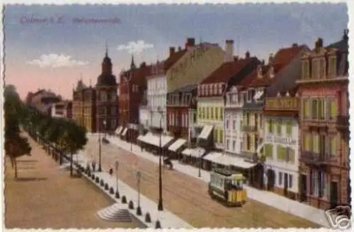 11373 Ak Colmar im Elsass Rufacherstraße um 1910