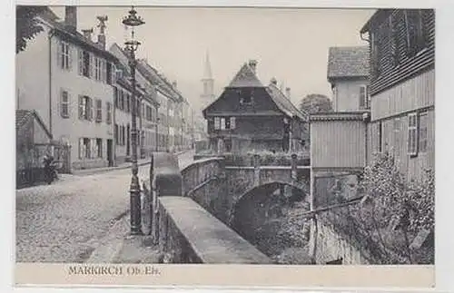 50295 Feldpost Ak Markirch im Ober-Elsass Stadtansicht 1916