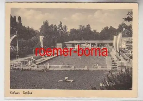 83394 Ak Bochum Freibad um 1940