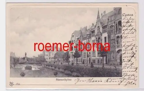 81434 Ak Crefeld Bismarckplatz 1903