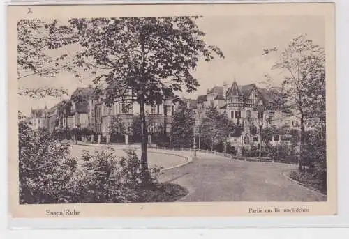 80428 Feldpost Ak Essen Ruhr Partie am Bernewäldchen 1915