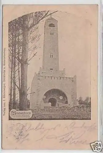 31482 Ak Bismarckturm a.d. Peterskopf b. Dürkheim 1903