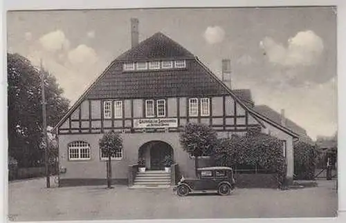 42194 Ak Hänigsen Gasthof zum Sachsenroß um 1940