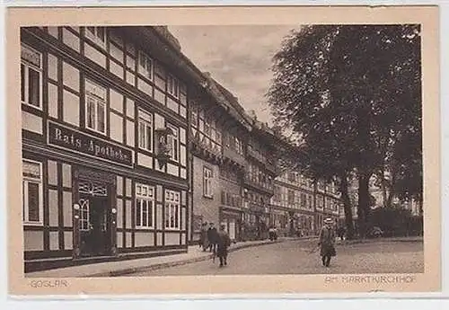 63774 Ak Goslar Ratsapotheke am Marktkirchhof um 1930