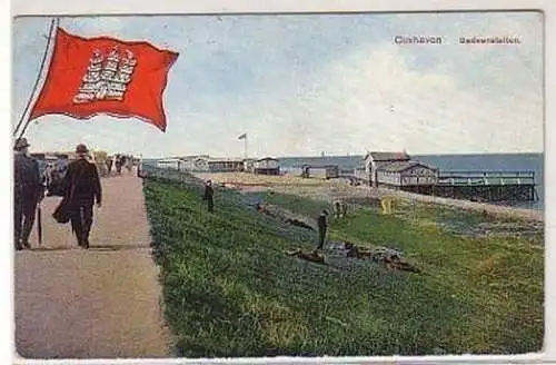 19144 Ak Cuxhaven Badeanstalten 1913