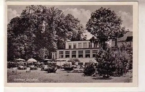 50233 Ak Waldenburg in Sachsen Gasthaus Grünfeld 1952